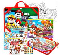 Paw Patrol Travel Activity Set for Kids - Bundle with Art Lap Desk, Case, Coloring Utensils, Stickers, and More | Paw Patrol Art Activities for Boys, Girls
