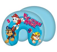 Paw Patrol Travel Pillow, Neck Pillow with Chase, Marshall, Rubble, Dogs, 28 x 33 cm, 100% Polyester, Nickelodeon