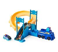 PAW Patrol, True Metal Chase Rescue Track Set with Exclusive Chase Die-Cast Vehicle, 1:55 Scale