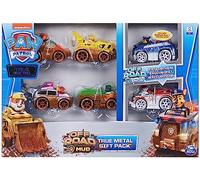 PAW Patrol, True Metal Off-Road Gift Pack of 6 Collectible Die-Cast Vehicles, 1:55 Scale, Grey