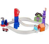 PAW Patrol, True Metal Total City Rescue Movie Track Set with Exclusive Marshall Vehicle, 1:55 Scale, Kids’ Toys for Ages 3 and up