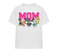 Paw Patrol Unisex Adult Mom Patrol Mothers Day T-Shirt - White - White - XXL