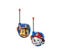 Paw Patrol Walkie Talkie Set with 3D Figures, Up to 50m Range, Blue, 2 9v Batteries (2), Unisex, Children (Unisex), Walkie Talkie