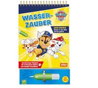 PAW Patrol Wasserzauber - Wassermalbuch ab 3 Jahre: Wasser Malbuch mit nachfüllbarem Wassertankstift I Geschenk für Jungen und Mädchen