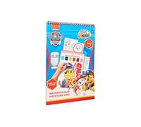 PAW PATROL Watercolour Painting Pad with Brush | 24 Pages | Water Colouring Book for Kids Painting Set | Nickelodeon Licensed Product