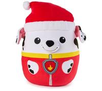 PAW Patrol Winter Holiday Marshall Squish Plush Official Toy from the Hit Cartoon, Special Edition Squishy Stuffed Toy from 1 Year Old, 12"