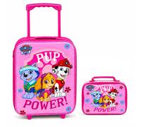 Paw Patrol Women's 2PC Luggage Set: Trolley Luggage & Lunch Bag in Pink Paw Patrol Pink One Size