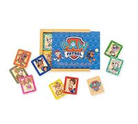 Paw Patrol Wooden Memory Game - Develops Cognitive & Matching Skills - 18 Character-themed cards - On-the-Go Play for Kids & FSC-Certified - Suitable for 2 Years and Up