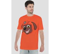 Paw Patrol Zuma Grin T-Shirt, Orange Paw Patrol Orange L