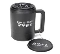 Paw Plunger Large Black Paw Protector/cleaner for pets. The best way to clean the paws of your dog