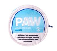 PAW Pouch Interactive Dog Toy - Cute Unique Toy with Squeaker for Small Medium Dogs - Chew Resistant Plush for Teething Puppy - Unique Funny Parody Birthday Gift - Treat Slots for Brain Enrichment
