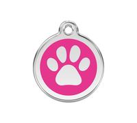 Paw Print Hot Pink - Medium