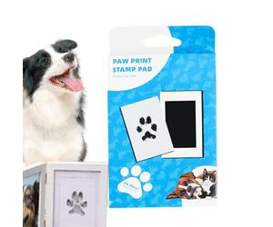 Paw Print Ink Pads - Kids Handprint Kit, Footprint Stamp Pad, DIY Memory Craft, Impression Set with Clean Touch Surfaces | Gentle Printing Solution for Hands Feet, Pet Use, Mes Free Application
