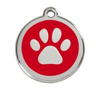 Paw Print Red - Large