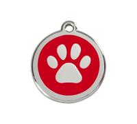 Paw Print Red - Medium