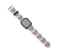Paw Print Silicone Watch Straps Compatible For IWatch 38mm 40mm 42mm 44mm Watchbands