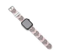 Paw Print Silicone Watch Straps Compatible For IWatch 38mm 40mm 42mm 44mm Watchbands