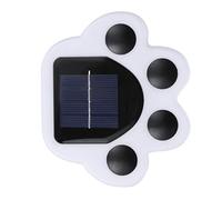 Paw Print Solar Outdoor Lights, Solar Lights Outdoor Waterproof Dog Paw Lights, Cat Puppy Animal Garden Lights Path Paw Lamp Walkway Lighting