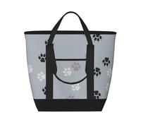 Paw Print Traces Cate,Lunch Bags Large Capacity Insulated Tote Bag For Women Men Work Picnic Travel