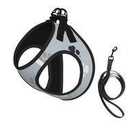 Paw Print Traces Cate,Pet Harness,Adjustable Reflective Dog Harness,Pet Leash Vest,S