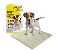 Paw Prints 100 X DOG PUPPY HOUSE LARGE ABSORBENT TRAINING TRAINER PADS, transparent