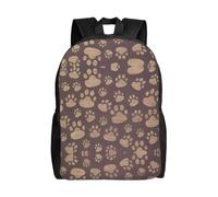 Paw Prints Art Backpack For College High School,15.6-Inch Laptop,Bags Daypack,Oxford Cloth Bag For Work, Business, Travel, Sports