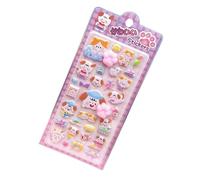 Paw Resin Sticker - Waterproof Decal Bubble Foam Label, Capybara Occean Park Animal Journaling Supply | Handcrafted Scrapbooking Embellishment Stationery Component for Teen Phone Cases