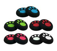 Paw Silicone Joystick Thumb Stick Grip Cap Thumbstick for PS3 PS4 PS2 Xbox One Xbox One S X Wii U Xbox 360 Nintendo Switch Pro (10 x Mix Colors)