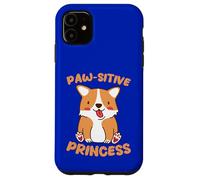 Paw-sitive Princess Cute Corgi Dog Lover Case for iPhone 11