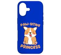 Paw-sitive Princess Cute Corgi Dog Lover Case for iPhone 17