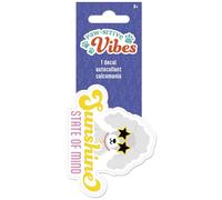 Paw-sitive Vibes - Sunshine State of Mind White Vinyl Die-Cut Decal - 4 Color