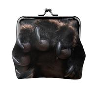 Paw Smash Coin Purse-Leather Kiss Lock Wallet Small Clutch | Compact Holds Cards Coins Keys. Soft Pu Leather. Gift Ready.
