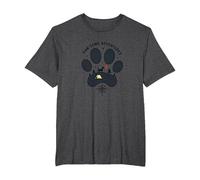 Paw-Some Adventures: Camping Pet Outdoor Explorer T-Shirt, Men's Big and Tall, Dark Heather Grey, 5X Tall