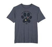 Paw-Some Adventures: Camping Pet Outdoor Explorer T-Shirt, Men's Big and Tall, Heather Blue, 5X Tall