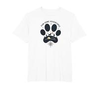 Paw-Some Adventures: Camping Pet Outdoor Explorer T-Shirt, Men's Big and Tall, White, 5X Tall