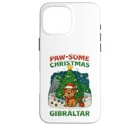 Paw-some Christmas in Gibraltar Case for iPhone 16 Pro Max