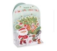 Paw-Some Christmas Pop Up Greeting Card
