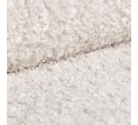 PAW TEXTIL - Rolf Upholstery Fabric by the Metre 140 cm - Bou abric 560 g/m² - 35,000 Martindale - Fire-Retardant & UV-Resistant -Upholstery Material with Structure - White
