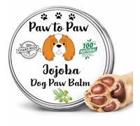 Paw to Paw Dog Paw & Nose Balm - Jojoba Infused, Alcohol Free, Natural Lick-Safe Paw Protector for Cracked Pads & Dry Nose, Softening Jojoba Oil Moisturiser for Daily Grooming,60ml (Large)