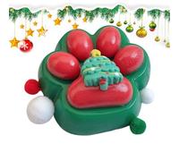 Paw Toy - Resilience Ultra Soft Red Green Squeeze Paws, Kitty Fidget Item for Stress Relief, Pinch Toys for Girls Cat Lover, Sensory Focus Aid, Toys Games Learning Skills, Handheld Squishy Shape