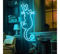 Paw up cat Neon Sign Cat Neon Sign Cat Neon Sign Cute Neon Sign Kitten LED Neon Light Sign Custom Neon Sign Cat Lovers Gift Cat Holding Sign