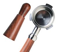 Pawa Bottomless Portafilter 54mm Paired with Wdt Tool - Includes Filter Basket | Compatible with Breville Barista Express and 54mm Breville Machines (54mm Portafilter) (54mm Portafilter + WDT Tool)