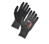 Pawa PG530 Gloves - Cut-Resistant Work Gloves Level D | Nitrile-Coated Safety with Breathable Anti-Cut Protection & Reinforced Thumb - Small
