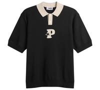 Pawa Speed Sports Men's P-Knit Polo Black/White
