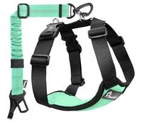 Pawaboo Dog Seat Belt Harness for Car, Seatbelt Harness with 2 in 1 Buckle