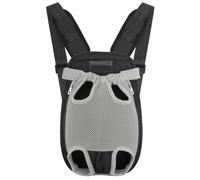 Pawaboo Pet Carrier Backpack, Adjustable Pet Front Cat Dog Carrier Backpack Travel Bag, Legs Out, Easy-Fit for Traveling Hiking Camping for Small Medium Dogs, Medium Size, Gray