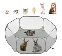 Pawaboo Small Animals Playpen, Gray