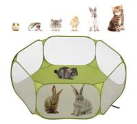 Pawaboo Small Animals Playpen, Green