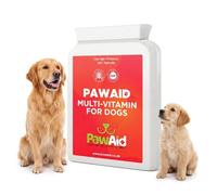 PawAid Multi Vitamin for Dogs, Chicken Flavour, 120 Tablets, Daily Dog Multivitamin Supplement, Supports Overall Wellbeing, Energy & Everyday Health, Easy to Feed, Suitable for Adult & Senior Dogs