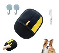 Pawbeam - Pet Fur Remover, Pet Hair Removal Glove, Electrostatic Pet Hair Remover Glove, Reusable Cat & Dog Grooming Mitten, Two Way Brush to Collect Cat and Dog Hair, Essential for Care (1PC)